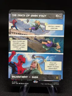 MTG The Death of Gwen Stacy (Borderless) Normal NM Marvel's Spider-Man Magic 223 - Image 1