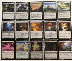 15x Colorless Sacrifice Land - Various Sets - 1x of each - Foils - MTG - Image 1