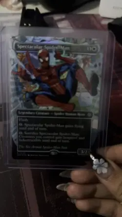 MTG Spectacular Spiderman (0240) (Borderless) (Textured Foil) NM/M - Image 2