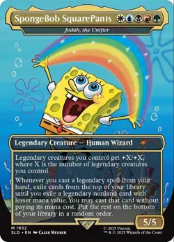 MTG SpongeBob SquarePants - Jodah, the Unifier - Foil, NM-Mint, English Secret L - Image 1