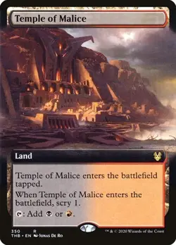 Temple of Malice - Extended Art Theros Beyond Death LP MTG - Image 1
