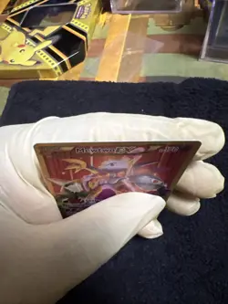 Pokemon Mewtwo EX TCG Full Art Holo Rare Card Breakthrough-Secret 164/162 - Image 2