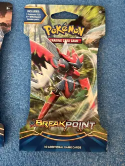 Pokemon XY Breakpoint Sleeved Booster Pack Sealed, Two Packs X2 - Image 4