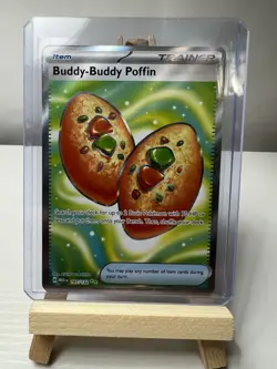2025 Pokemon Buddy-Buddy Poffin Trainer 167/132 Holo- Mega Evolution (C) - Image 1