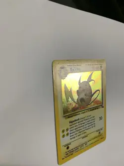 1999 Pokemon Fossil Unlimited Holo Rare Raichu 14/62 VINTAGE EX-MT CONDITION LP! - Image 3