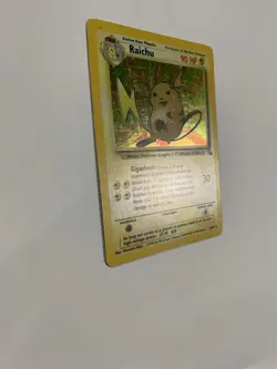1999 Pokemon Fossil Unlimited Holo Rare Raichu 14/62 VINTAGE EX-MT CONDITION LP! - Image 5