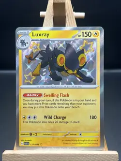 Pokemon Luxray 137 Near Mint Shiny Rare Paldean Fates - Image 1