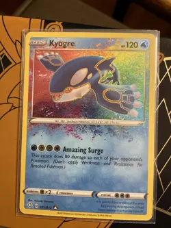 Pokemon TCG Kyogre Shining Fates 021/072 Holo Amazing Rare Fresh Pull - Image 1
