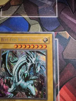 Yu-Gi-Oh! Blue Eyes White Dragon BPT-003 Reverse Secret Rare Foil Misprint Error - Image 4