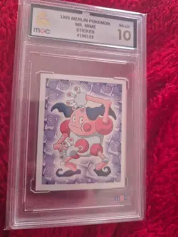 Pokemon: MGC 10 GEM MINT Mr. Mime #122 Merlin Series 1 - Image 1