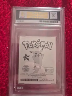 Pokemon: MGC 10 GEM MINT Mr. Mime #122 Merlin Series 1 - Image 2