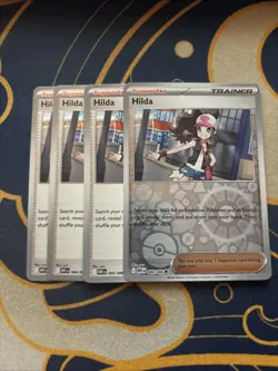 4x Hilda 084/086 Trainer Playset Pokemon Tcg White Flare English - Image 1