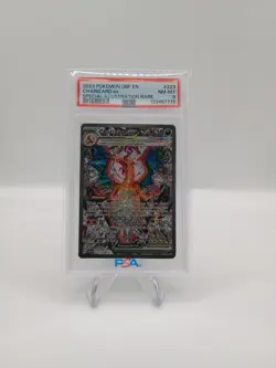 POKEMON OBSIDIAN FLAMES #223/197 CHARIZARD ex SPECIAL ILLUSTRATION RARE PSA 8 - Image 1