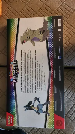 PRISMATIC EVOLUTIONS Lucario EX and Tyranitar EX Premium Collection 1 Box Set - Image 2