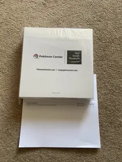 Pokemon centre x Van Gogh Museum Amsterdam Pin Box Set New! Limited - Image 3