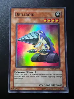 Drillroid YSDS-EN016 Super Rare Unlimited Near Mint Yugioh - Image 1