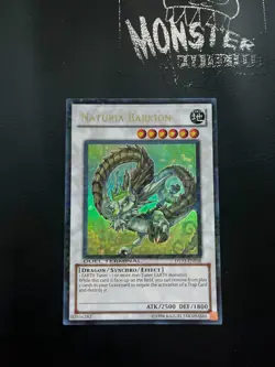 YUGIOH NATURIA BARKION DUEL TERMINAL RARE DT03-EN038 - Image 1