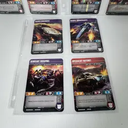 Transformers TCG Siege Wave 3 Lot Character Cards Rares Optimus Prime Wheeljack - Image 2