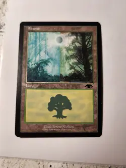 Forest Guru Land Promo Card NM Regular MTG Magic the Gathering - Image 1