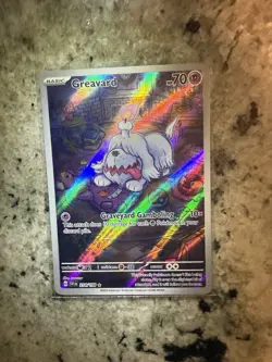 Pokemon TCG Greavard Illustration Rare Card 214/198 Scarlet & Violet Base Set - Image 2