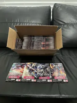 GUNDAM CARD GAME Dual Impact Sleeved Booster Packs X50 Sealed GD02 English - Image 1