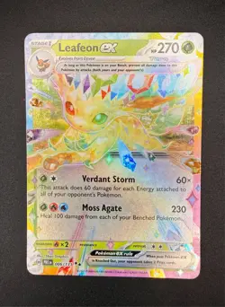 Leafeon EX 006/131 NM Pokemon TCG Prismatic Evolutions Card - Image 1
