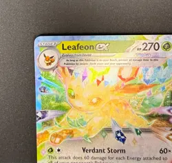 Leafeon EX 006/131 NM Pokemon TCG Prismatic Evolutions Card - Image 2