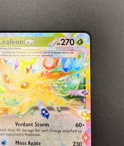 Leafeon EX 006/131 NM Pokemon TCG Prismatic Evolutions Card - Image 3