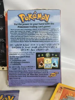 Pokemon Trading Card Game Jungle Theme Deck Water Blast open/complete Wizards 742818060660 - Image 3