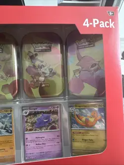 Pokemon 151 4 Mini Tins + 4 Promo Cards Sams Club PACK 1 - Image 3