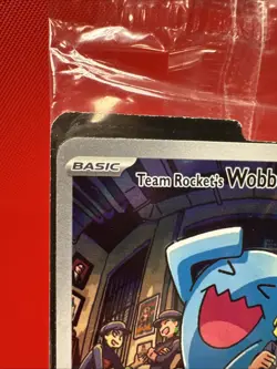 Team Rocket's Wobbuffet SEALED SV 203 Black Star Promo Card Pokemon - Image 2
