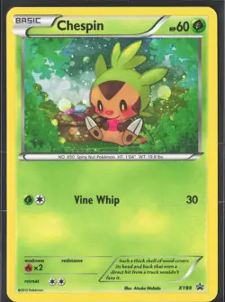 Chespin Collector Chest XY88 Pokemon TCG Card XY Cosmos Holo - Image 1