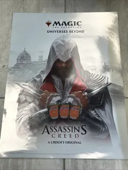 Assassin's Creed FOIL POSTER 18x24 MTG Magic the Gathering New Unused - Image 1