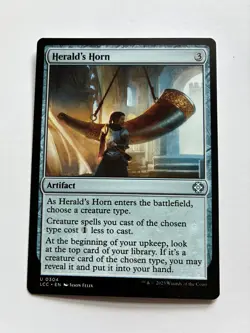 MTG Herald's Horn Commander: the Lost Caverns of Ixalan Regular NM - Image 1