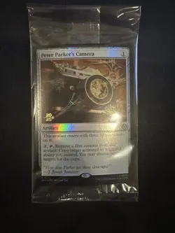 Peter Parker's Camera Mtg Prerelease sealed - Image 1