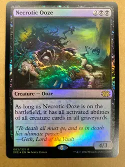 MTG 1x FOIL Necrotic Ooze # 83 Double Masters 2022 Magic the Gathering x1 NM - Image 1