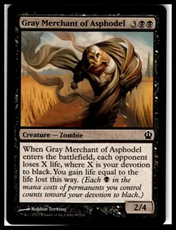 Theros #89 Gray Merchant of Asphodel - Image 1
