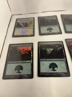 MTG Foil Basic Lands Time Spiral, Lorwyn, Shadowmoor, Etc - NM / LP - 27x - Image 2
