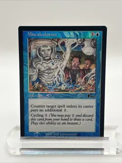 Miscalculation FOIL Urza’s Legacy 1999 Near Mint NeverPlayed Magic The Gathering - Image 1