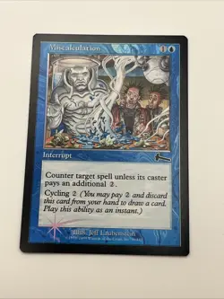 Miscalculation FOIL Urza’s Legacy 1999 Near Mint NeverPlayed Magic The Gathering - Image 5
