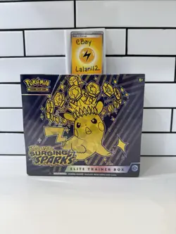 Pokemon TCG Surging Sparks Elite Trainer Box - SV08 Factory Sealed - Image 2