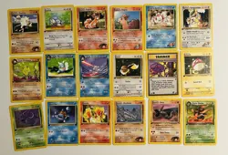 Lot Of 31 Vintage First Edition Pokemon Cards 1999 And 2000 - Image 1