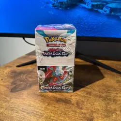 Pokemon TCG Paradox Rift Half Booster Box (18 Packs) Damaged Seal ⚠ - Image 1