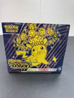 Pokemon TCG Surging Sparks Elite Trainer Box - SV08 Factory Sealed NEW ETB - Image 1