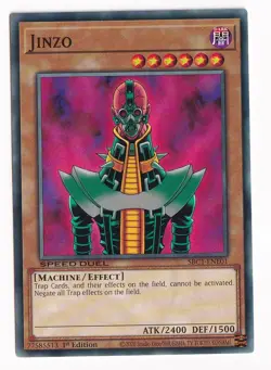 Yugioh Jinzo SBC1-ENE01 1st Edition Common Speed Duel Streets of Battle City - Image 1