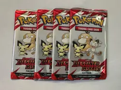 Pokemon Destined Rivals and Journey Together Fun Packs Sealed 7 Packs New - Image 1