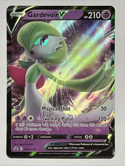 Gardevoir V SWSH105 Sword & Shield Black Star Promo Pokemon TCG Holo Promo RARE - Image 1