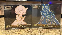 Pokemon TCG Mega Evolution Pokemon Center Elite Trainer Box ETB Set Of 2 Sealed - Image 1