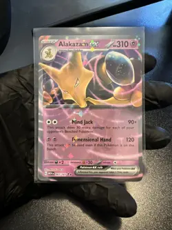 Pokemon TCG Alakazam ex Scarlet & Violet-151 065/165 Holo Double Rare - Image 1