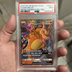 2019 Pokemon Sun & Moon Black Star Promo Charizard GX #SM211 PSA 9 Mint Rare - Image 1